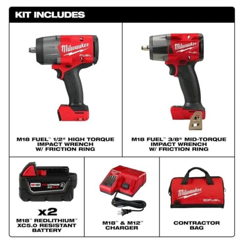 Milwaukee M18 Automotive Combo Kit for Mechanics